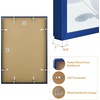 image:imageGolden State Art A4 Aluminum Picture Frame Black Metal Thin Poster Frames for 83x117 inch Photo Acrylic Front Wall Hook for Horizontal or Vertical Display 1 PackBlue