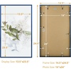 image:imageGolden State Art A4 Aluminum Picture Frame Black Metal Thin Poster Frames for 83x117 inch Photo Acrylic Front Wall Hook for Horizontal or Vertical Display 1 PackBlue