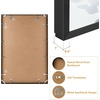 image:imageGolden State Art A4 Aluminum Picture Frame Black Metal Thin Poster Frames for 83x117 inch Photo Acrylic Front Wall Hook for Horizontal or Vertical Display 1 PackBlack