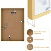 image:imageGolden State Art A4 Aluminum Picture Frame Black Metal Thin Poster Frames for 83x117 inch Photo Acrylic Front Wall Hook for Horizontal or Vertical Display 1 PackGold