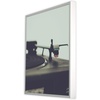 image:imageGolden State Art A4 Aluminum Picture Frame Black Metal Thin Poster Frames for 83x117 inch Photo Acrylic Front Wall Hook for Horizontal or Vertical Display 1 PackSilver