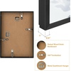 image:imageGolden State Art A4 Aluminum Picture Frame Black Metal Thin Poster Frames for 83x117 inch Photo Acrylic Front Wall Hook for Horizontal or Vertical Display 1 PackBlack