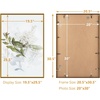 image:imageGolden State Art A4 Aluminum Picture Frame Black Metal Thin Poster Frames for 83x117 inch Photo Acrylic Front Wall Hook for Horizontal or Vertical Display 1 PackBronze