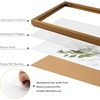 image:imageGolden State Art A4 Aluminum Picture Frame Black Metal Thin Poster Frames for 83x117 inch Photo Acrylic Front Wall Hook for Horizontal or Vertical Display 1 PackBronze