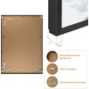 image:imageGolden State Art A4 Aluminum Picture Frame Black Metal Thin Poster Frames for 83x117 inch Photo Acrylic Front Wall Hook for Horizontal or Vertical Display 1 PackBlack