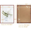 image:imageGolden State Art A4 Aluminum Picture Frame Black Metal Thin Poster Frames for 83x117 inch Photo Acrylic Front Wall Hook for Horizontal or Vertical Display 1 PackRed