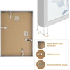 image:imageGolden State Art A4 Aluminum Picture Frame Black Metal Thin Poster Frames for 83x117 inch Photo Acrylic Front Wall Hook for Horizontal or Vertical Display 1 PackSilver