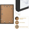 image:imageGolden State Art A4 Aluminum Picture Frame Black Metal Thin Poster Frames for 83x117 inch Photo Acrylic Front Wall Hook for Horizontal or Vertical Display 1 PackBlack