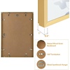 image:imageGolden State Art A4 Aluminum Picture Frame Black Metal Thin Poster Frames for 83x117 inch Photo Acrylic Front Wall Hook for Horizontal or Vertical Display 1 PackGold