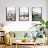 image:imageGolden State Art A4 Aluminum Picture Frame Black Metal Thin Poster Frames for 83x117 inch Photo Acrylic Front Wall Hook for Horizontal or Vertical Display 1 PackBlue