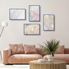 image:imageGolden State Art A4 Aluminum Picture Frame Black Metal Thin Poster Frames for 83x117 inch Photo Acrylic Front Wall Hook for Horizontal or Vertical Display 1 PackBlue