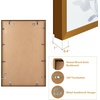image:imageGolden State Art A4 Aluminum Picture Frame Black Metal Thin Poster Frames for 83x117 inch Photo Acrylic Front Wall Hook for Horizontal or Vertical Display 1 PackBronze