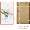 image:imageGolden State Art A4 Aluminum Picture Frame Black Metal Thin Poster Frames for 83x117 inch Photo Acrylic Front Wall Hook for Horizontal or Vertical Display 1 PackRed