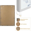 image:imageGolden State Art A4 Aluminum Picture Frame Black Metal Thin Poster Frames for 83x117 inch Photo Acrylic Front Wall Hook for Horizontal or Vertical Display 1 PackSilver