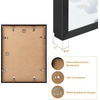 image:imageGolden State Art A4 Aluminum Picture Frame Black Metal Thin Poster Frames for 83x117 inch Photo Acrylic Front Wall Hook for Horizontal or Vertical Display 1 PackBlack
