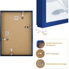 image:imageGolden State Art A4 Aluminum Picture Frame Black Metal Thin Poster Frames for 83x117 inch Photo Acrylic Front Wall Hook for Horizontal or Vertical Display 1 PackBlue