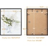 image:imageGolden State Art A4 Aluminum Picture Frame Black Metal Thin Poster Frames for 83x117 inch Photo Acrylic Front Wall Hook for Horizontal or Vertical Display 1 PackBlack