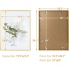 image:imageGolden State Art A4 Aluminum Picture Frame Black Metal Thin Poster Frames for 83x117 inch Photo Acrylic Front Wall Hook for Horizontal or Vertical Display 1 PackGold
