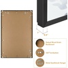 image:imageGolden State Art A4 Aluminum Picture Frame Black Metal Thin Poster Frames for 83x117 inch Photo Acrylic Front Wall Hook for Horizontal or Vertical Display 1 PackBlack