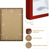 image:imageGolden State Art A4 Aluminum Picture Frame Black Metal Thin Poster Frames for 83x117 inch Photo Acrylic Front Wall Hook for Horizontal or Vertical Display 1 PackRed