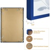 image:imageGolden State Art A4 Aluminum Picture Frame Black Metal Thin Poster Frames for 83x117 inch Photo Acrylic Front Wall Hook for Horizontal or Vertical Display 1 PackBlue