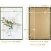 image:imageGolden State Art A4 Aluminum Picture Frame Black Metal Thin Poster Frames for 83x117 inch Photo Acrylic Front Wall Hook for Horizontal or Vertical Display 1 PackGreen
