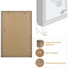 image:imageGolden State Art A4 Aluminum Picture Frame Black Metal Thin Poster Frames for 83x117 inch Photo Acrylic Front Wall Hook for Horizontal or Vertical Display 1 PackSilver