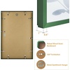 image:imageGolden State Art A4 Aluminum Picture Frame Black Metal Thin Poster Frames for 83x117 inch Photo Acrylic Front Wall Hook for Horizontal or Vertical Display 1 PackGreen