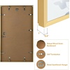 image:imageGolden State Art A4 Aluminum Picture Frame Black Metal Thin Poster Frames for 83x117 inch Photo Acrylic Front Wall Hook for Horizontal or Vertical Display 1 PackGold