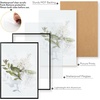 image:imageGolden State Art A4 Aluminum Picture Frame Black Metal Thin Poster Frames for 83x117 inch Photo Acrylic Front Wall Hook for Horizontal or Vertical Display 1 PackBlack