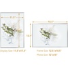 image:imageGolden State Art A4 Aluminum Picture Frame Black Metal Thin Poster Frames for 83x117 inch Photo Acrylic Front Wall Hook for Horizontal or Vertical Display 1 PackSilver