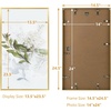 image:imageGolden State Art A4 Aluminum Picture Frame Black Metal Thin Poster Frames for 83x117 inch Photo Acrylic Front Wall Hook for Horizontal or Vertical Display 1 PackGold