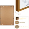 image:imageGolden State Art A4 Aluminum Picture Frame Black Metal Thin Poster Frames for 83x117 inch Photo Acrylic Front Wall Hook for Horizontal or Vertical Display 1 PackBronze