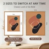 image:imageGolden State Art Aluminum 8x10 Picture Frames Display Photo 5x7 with Mat or 8 x 10 without Mat Walnut Wood Grain Finish Metal Frames for Home or Gallery Decoration Pack of 4Brown