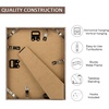 image:imageGolden State Art Aluminum 8x10 Picture Frames Display Photo 5x7 with Mat or 8 x 10 without Mat Walnut Wood Grain Finish Metal Frames for Home or Gallery Decoration Pack of 4Gray