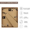 image:imageGolden State Art Aluminum 8x10 Picture Frames Display Photo 5x7 with Mat or 8 x 10 without Mat Walnut Wood Grain Finish Metal Frames for Home or Gallery Decoration Pack of 4Brown