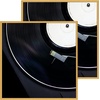 image:imageGolden State Art Aluminum Album Frame Display 125x125 Vinyl Record Brushed Metal Finish Records Frames Acrylic Glass Front for 12 Album cover 1 Pack BlackBronze