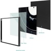 image:imageGolden State Art Aluminum Album Frame Display 125x125 Vinyl Record Brushed Metal Finish Records Frames Acrylic Glass Front for 12 Album cover 1 Pack BlackBlack