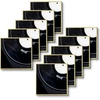 image:imageGolden State Art Aluminum Album Frame Display 125x125 Vinyl Record Brushed Metal Finish Records Frames Acrylic Glass Front for 12 Album cover 1 Pack BlackGold