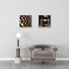 image:imageGolden State Art Aluminum Album Frame Display 125x125 Vinyl Record Brushed Metal Finish Records Frames Acrylic Glass Front for 12 Album cover 1 Pack BlackSilver