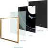 image:imageGolden State Art Aluminum Album Frame Display 125x125 Vinyl Record Brushed Metal Finish Records Frames Acrylic Glass Front for 12 Album cover 1 Pack BlackBronze