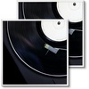 image:imageGolden State Art Aluminum Album Frame Display 125x125 Vinyl Record Brushed Metal Finish Records Frames Acrylic Glass Front for 12 Album cover 1 Pack BlackSilver