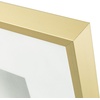 image:imageGolden State Art Aluminum Album Frame Display 125x125 Vinyl Record Brushed Metal Finish Records Frames Acrylic Glass Front for 12 Album cover 1 Pack BlackGold