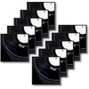image:imageGolden State Art Aluminum Album Frame Display 125x125 Vinyl Record Brushed Metal Finish Records Frames Acrylic Glass Front for 12 Album cover 1 Pack BlackBlack
