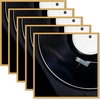 image:imageGolden State Art Aluminum Album Frame Display 125x125 Vinyl Record Brushed Metal Finish Records Frames Acrylic Glass Front for 12 Album cover 1 Pack BlackBronze