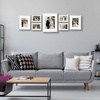 image:imageGolden State Art Aluminum Gallery Wall Frame Set of 7  Includes One 11x14 Two 8x10 and Four 5x7  Metal Frames with Mat amp Real Glass Cover for Elegant Home or Office Decor Style 2 GoldSilver
