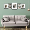 image:imageGolden State Art Aluminum Gallery Wall Frame Set of 7  Includes One 11x14 Two 8x10 and Four 5x7  Metal Frames with Mat amp Real Glass Cover for Elegant Home or Office Decor Style 2 GoldBlack