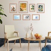 image:imageGolden State Art Aluminum Gallery Wall Frame Set of 7  Includes One 11x14 Two 8x10 and Four 5x7  Metal Frames with Mat amp Real Glass Cover for Elegant Home or Office Decor Style 2 GoldRose Gold