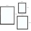 image:imageGolden State Art Aluminum Gallery Wall Frame Set of 7  Includes One 11x14 Two 8x10 and Four 5x7  Metal Frames with Mat amp Real Glass Cover for Elegant Home or Office Decor Style 2 GoldBlack