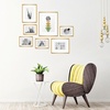 image:imageGolden State Art Aluminum Gallery Wall Frame Set of 7  Includes One 11x14 Two 8x10 and Four 5x7  Metal Frames with Mat amp Real Glass Cover for Elegant Home or Office Decor Style 2 GoldBronze